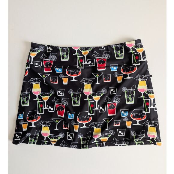 Ready Golf "On the Rocks" Women's Novelty Print Golfing Activewear Skort Size XL - Picture 3 of 5